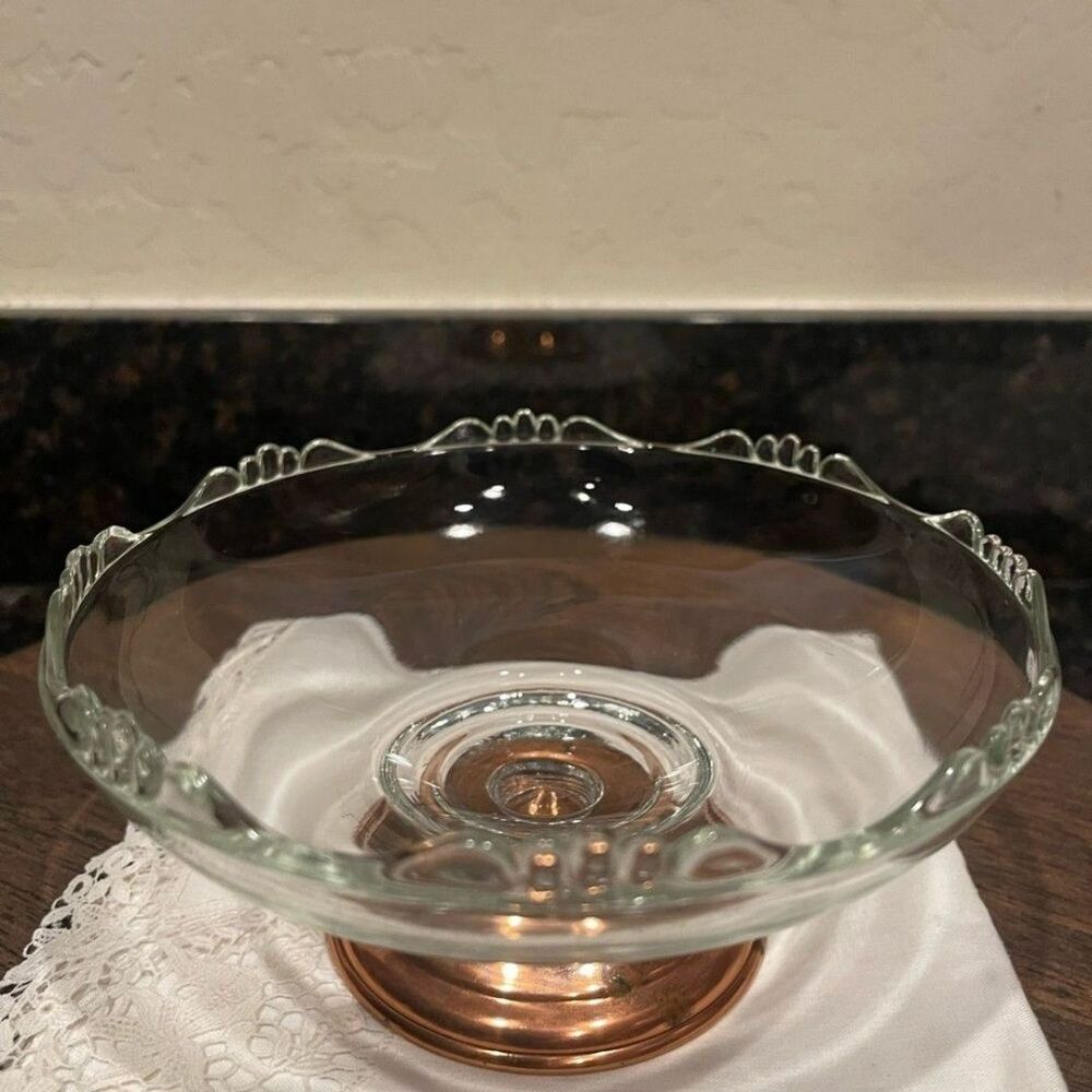 Vintage Princess House Glass Candy dish